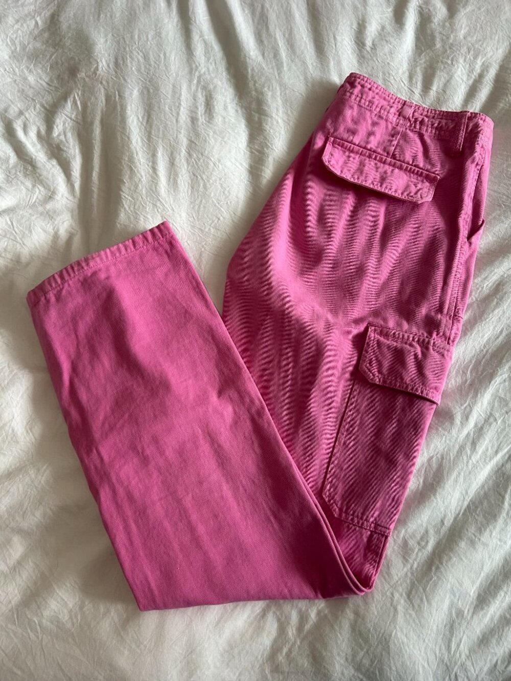 Hot Pink Zara Cargo pants